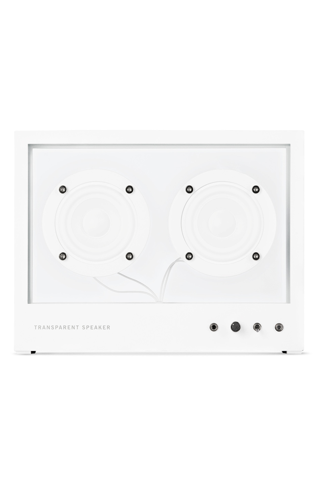 White Small Glass Speaker