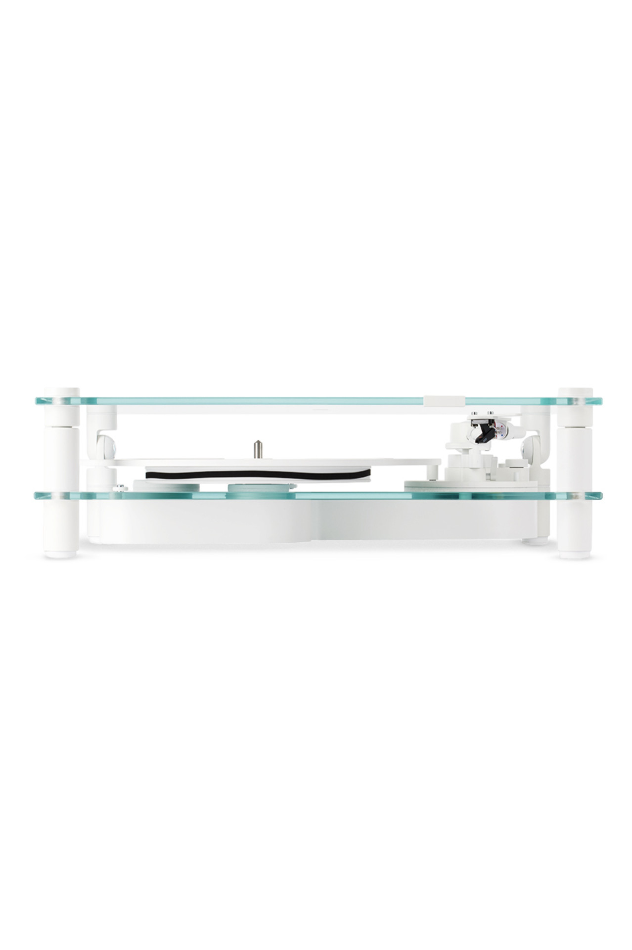 White Transparent Turntable by Transparent gallery