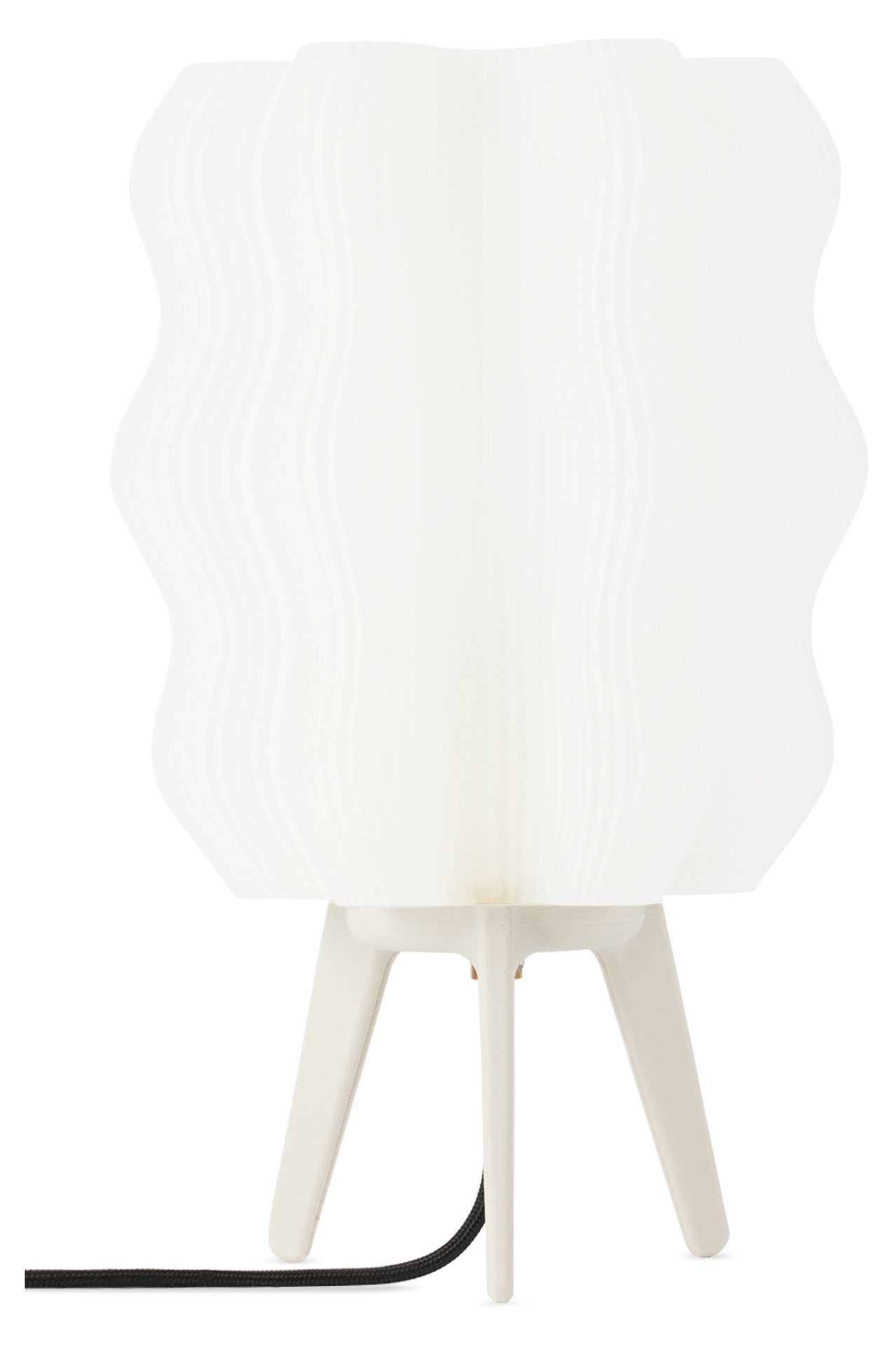 White Wavy Lamp