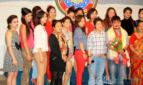 Takemo Budo Wilson Bikram Rai with Miss UK Nepal 2012 Takemo Budo Wilson Bikram Rai with Miss UK Nepal 2012