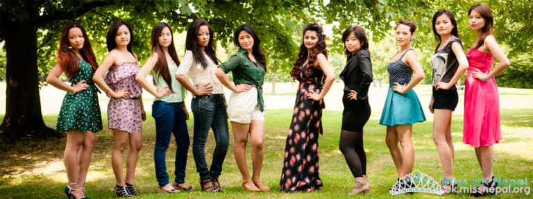 Behind the Scenes of Miss UK Nepal 2012 Photo shoot