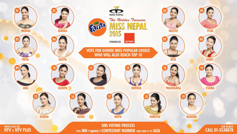 Vote for Miss Nepal 2015