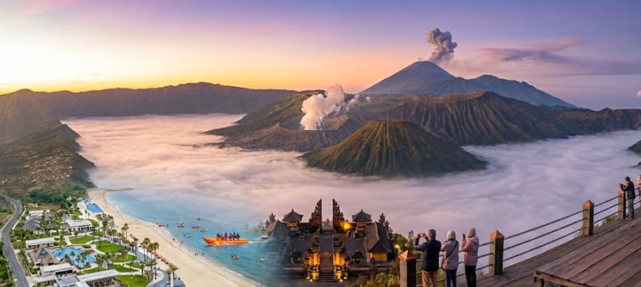 Bromo Sunrise & Pantai Utara
