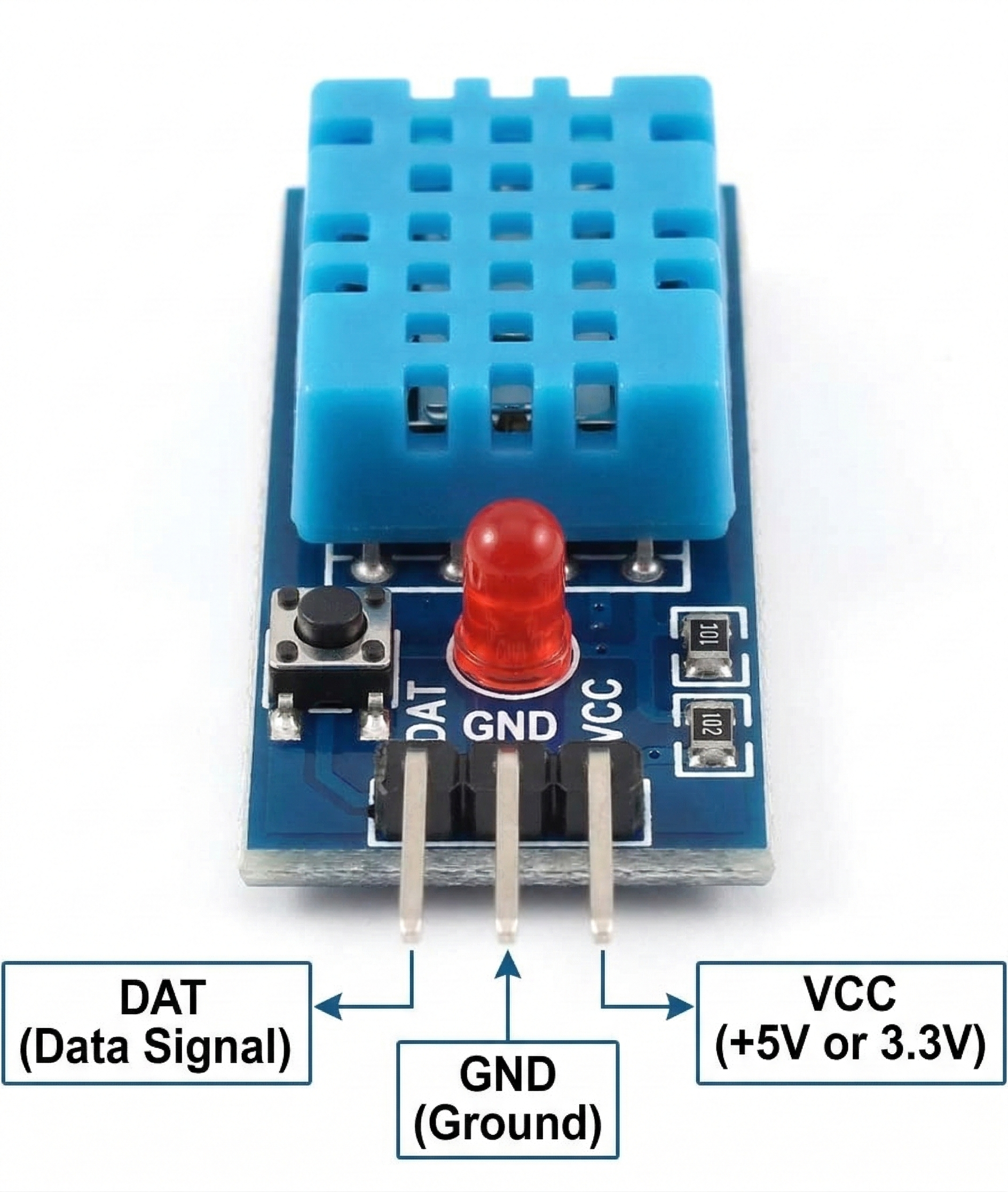 DHT11 Pinout Diagram