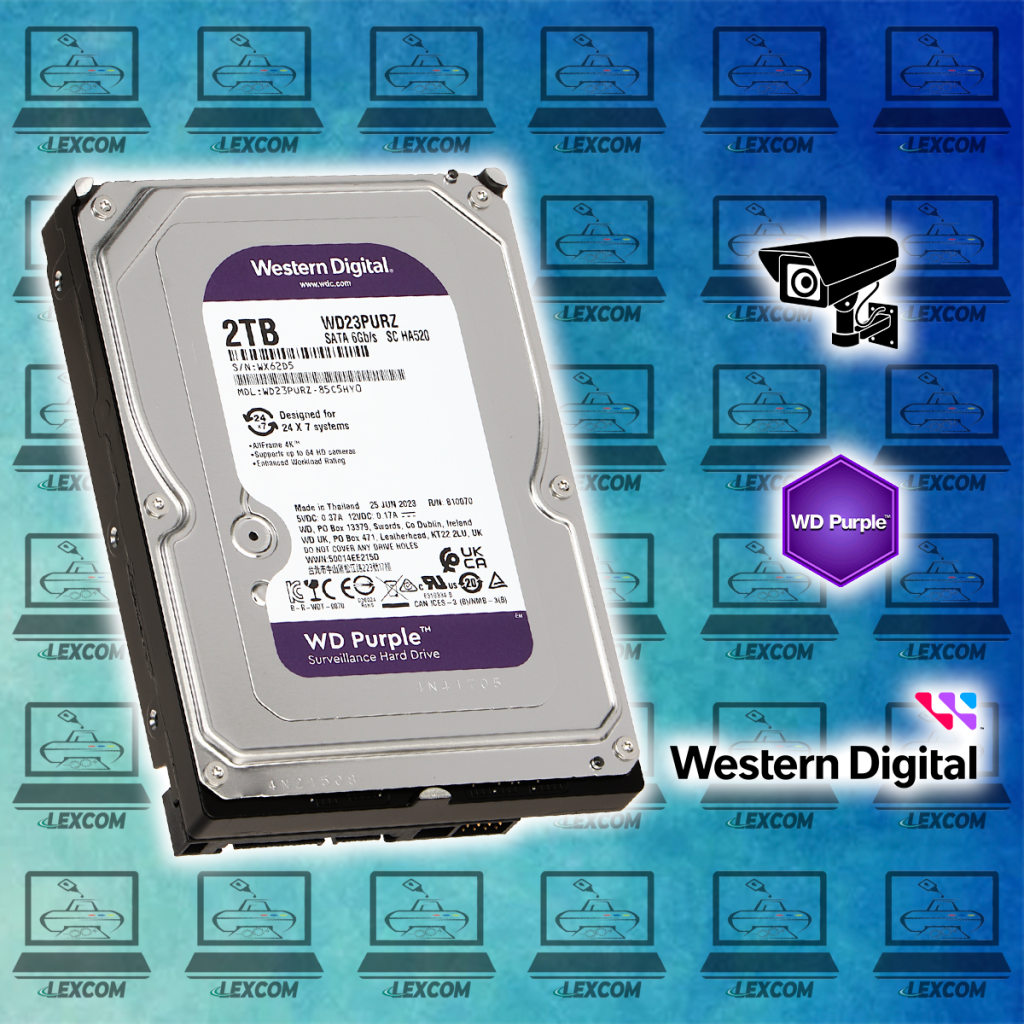 Imagen de DISCO DURO WD PURPURA 2TB