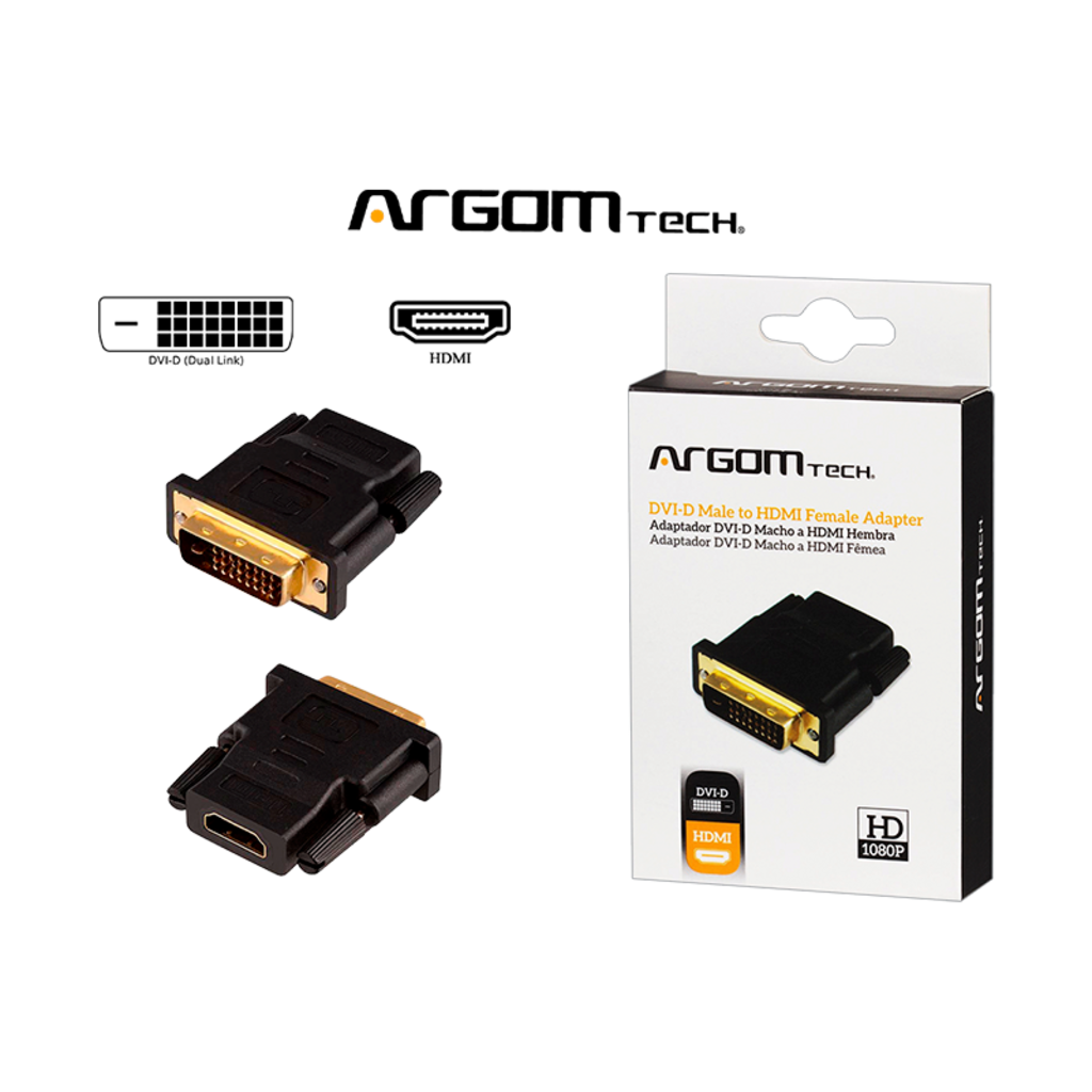 Imagen de ADAPTADOR DVI-D A HDMI ARGOM TECH