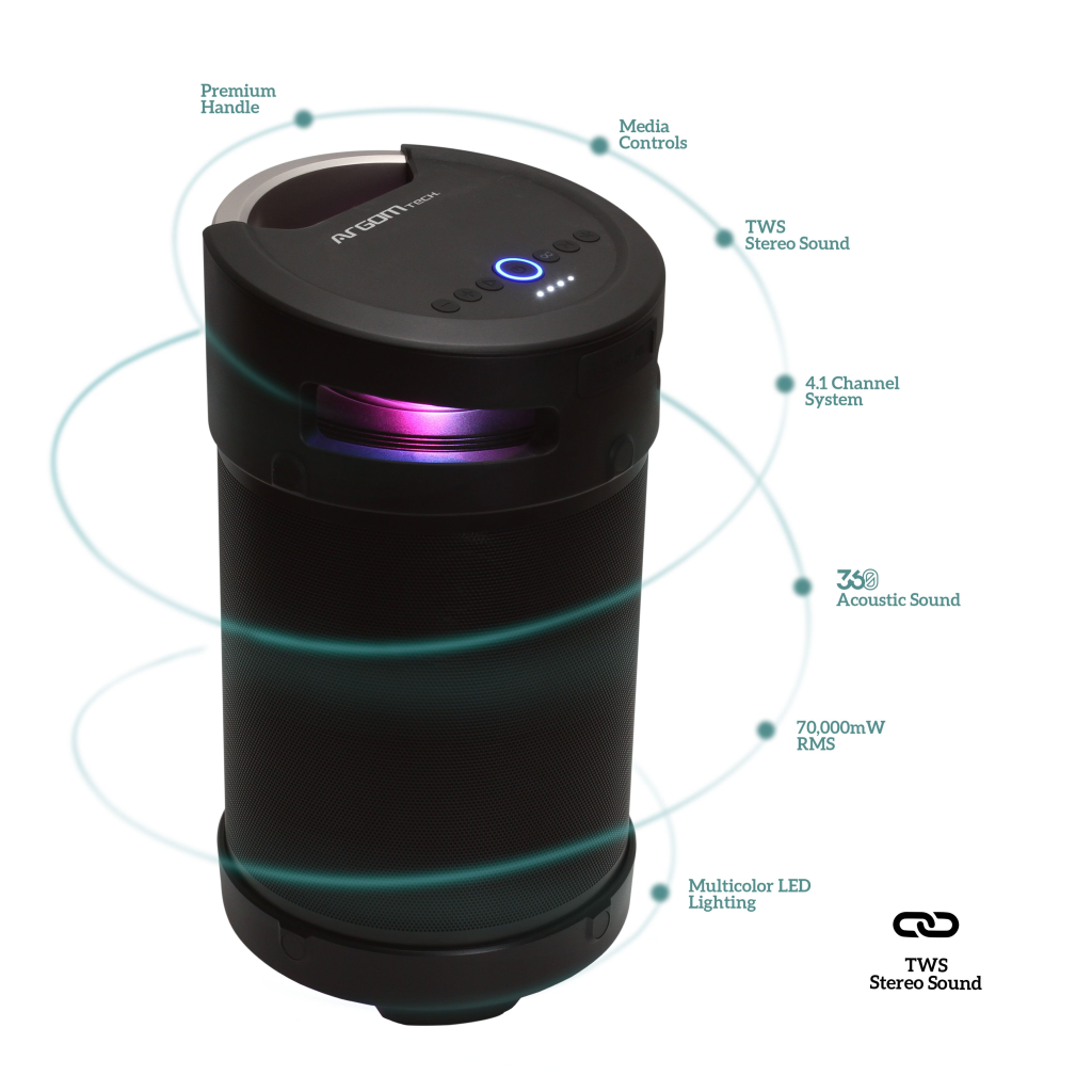 Imagen de Altavoz inalámbrico Bluetooth Ambience 360 TWS