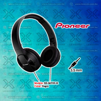 AUDIFONO PIONEER SE-MJ503-K