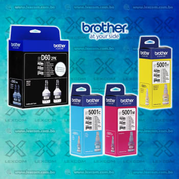 TINTA BROTHER BTD60 2 PACK Y BT-5001 PACK