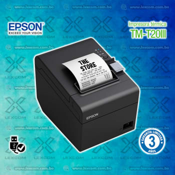 IMPRESORA TERMICA EPSON TM-T20III USB