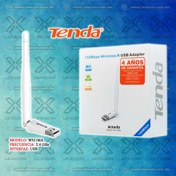 RECEPTOR WI-FI USB TENDA W311MA
