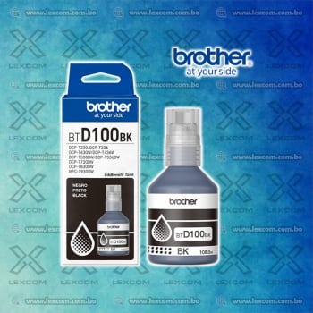 TINTA BROTHER BTD100BK NEGRO