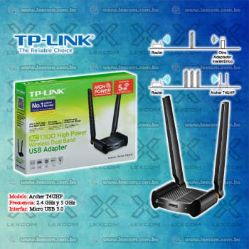 RECEPTOR WI-FI USB TP LINK ARCHER T4UHP
