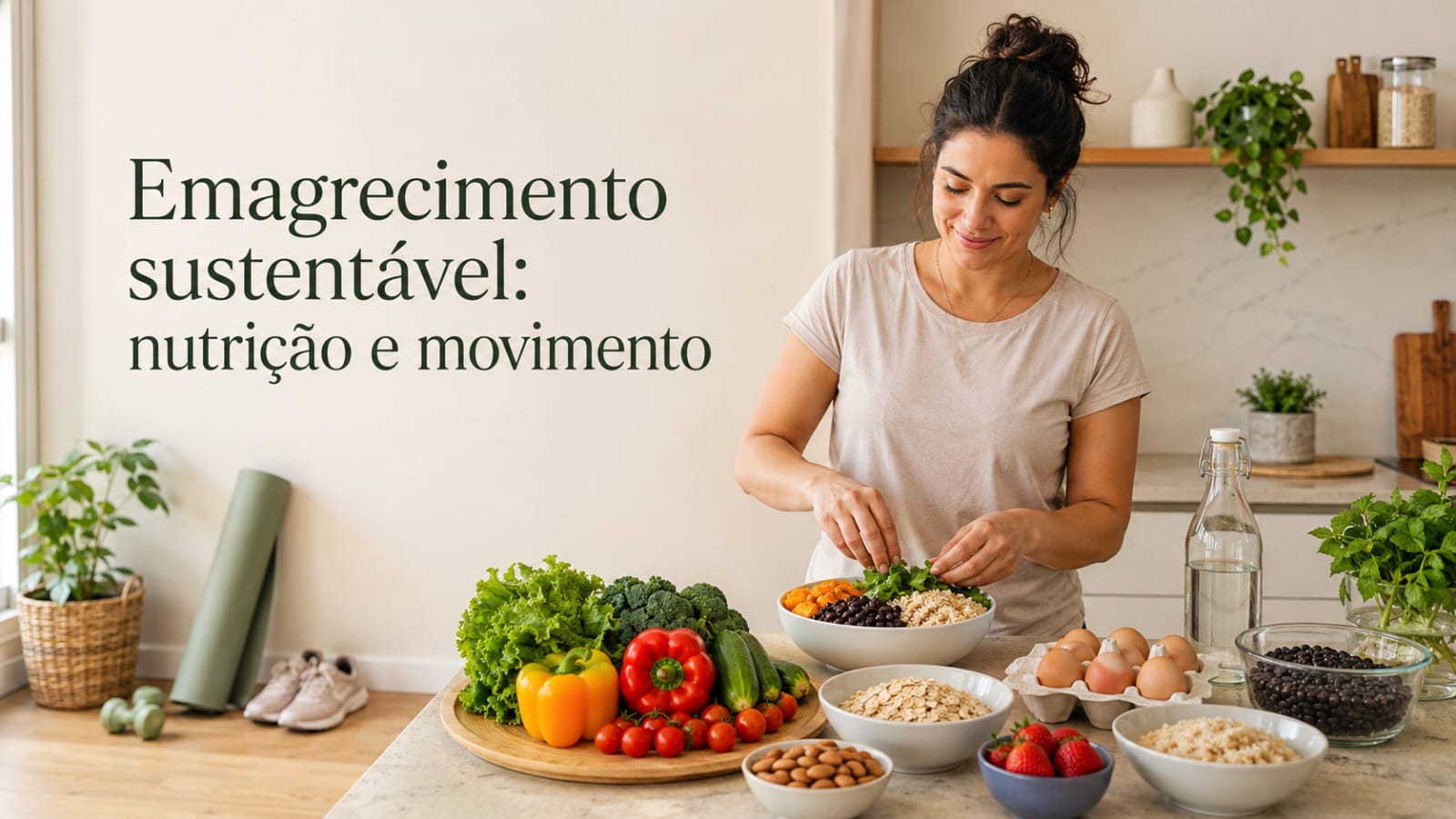 Emagrecimento sustentável: como cuidar do corpo com equilíbrio, nutrição e movimento