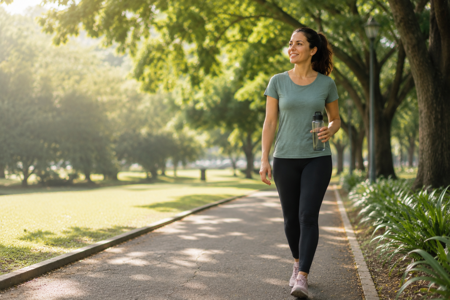 Caminhada e alimentação: como começar a cuidar do corpo com mais leveza