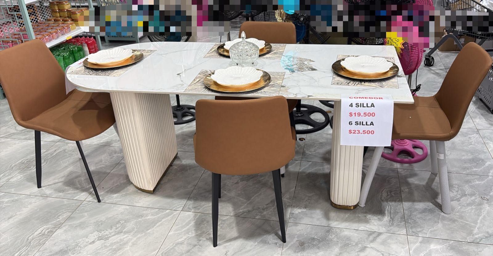 Juego de comedor moderno
