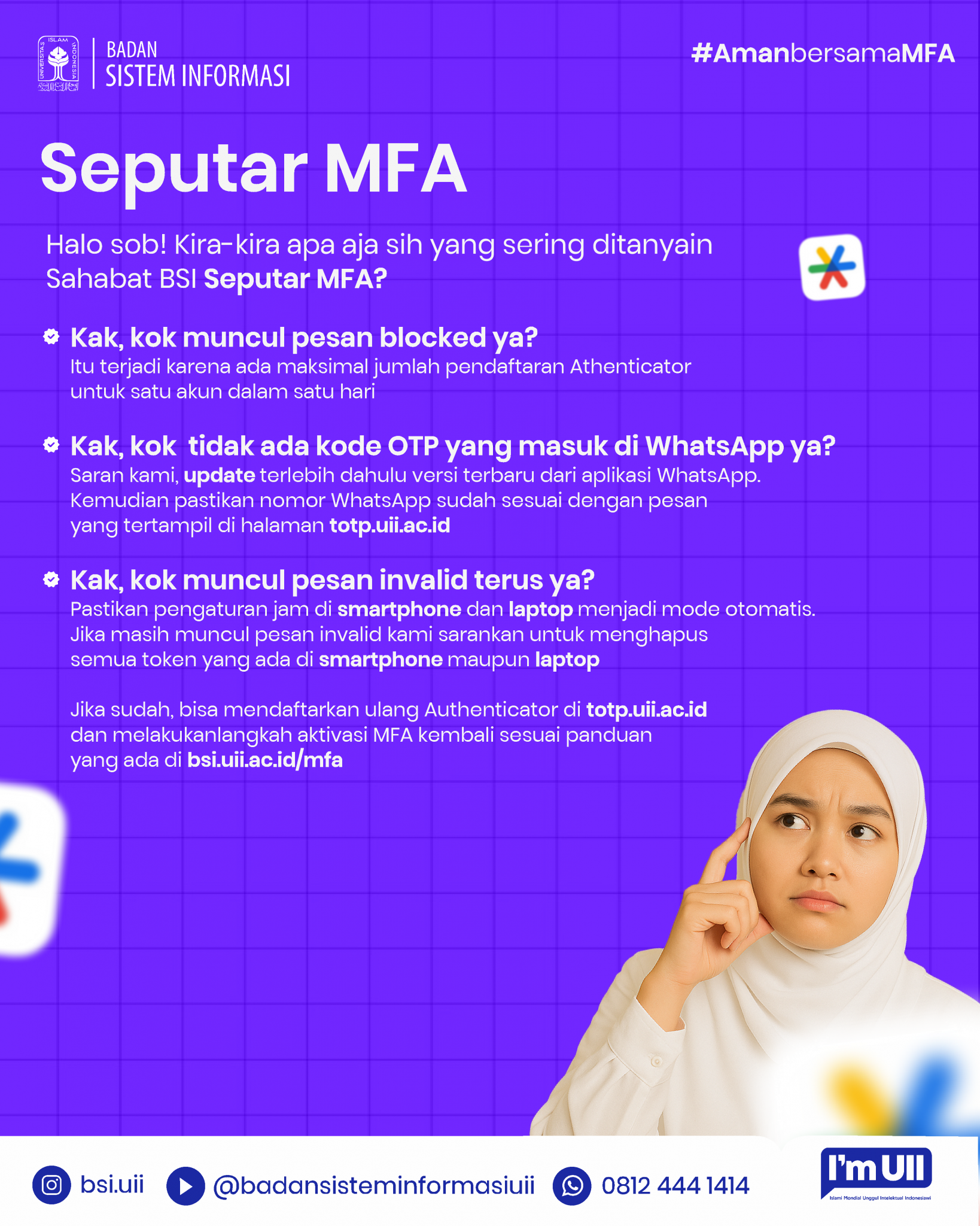 Poster FAQ MFA