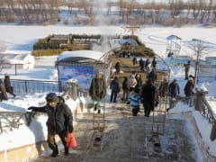 На ишимских реках идут приготовления к крещенским купаниям