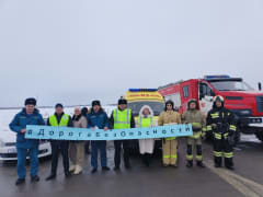 Водителям на федеральной автотрассе напомнили о правилах дорожного движения