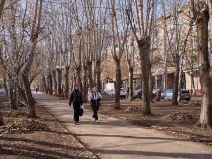 Облачный день в Тюмени с небольшим дождем