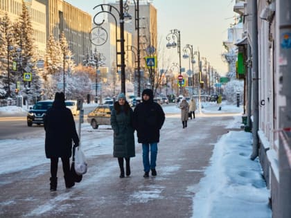 В Тюмени 21 января пасмурно и -7 градусов