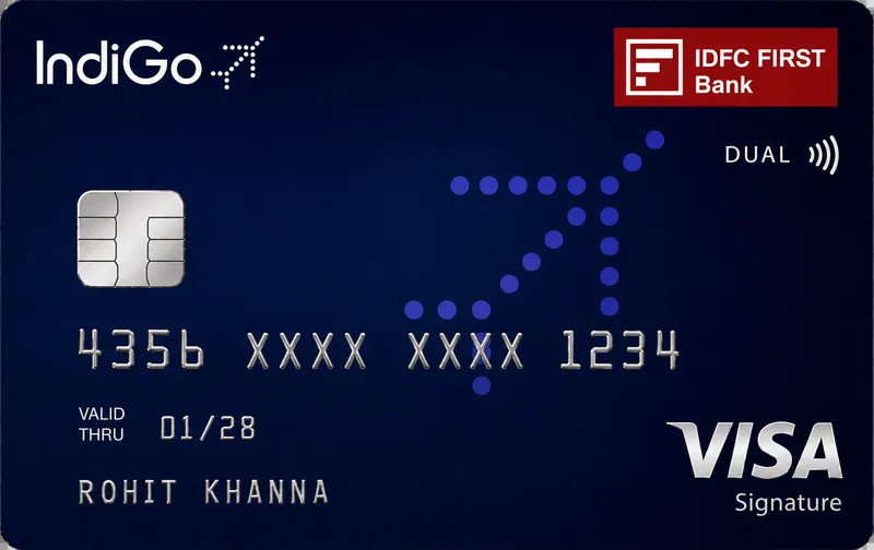IndiGo IDFC FIRST Dual Credit Card (FD-Backed) credit card