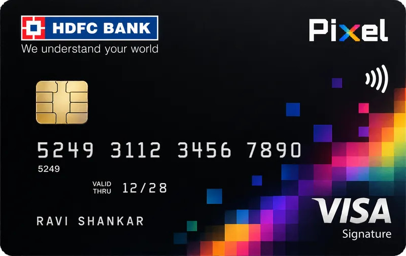 HDFC Pixel Credit Card BK credit card