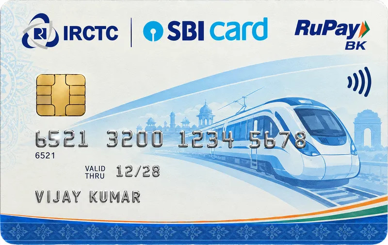 IRCTC RuPay SBI Card BK credit card