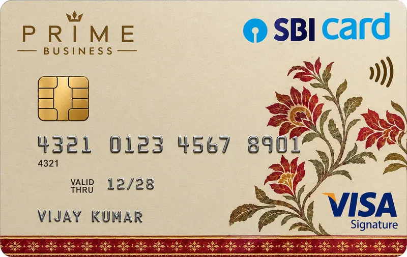 SBI Card Prime Business Card BK credit card