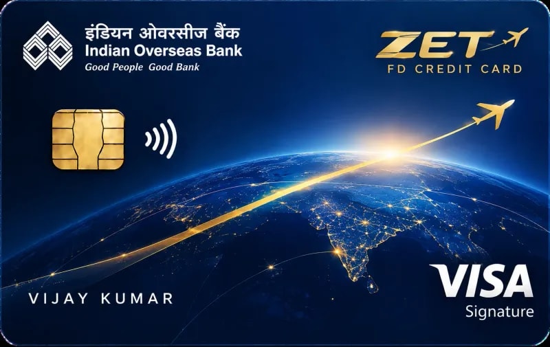 Indian Overseas Bank ZET FD Credit Card