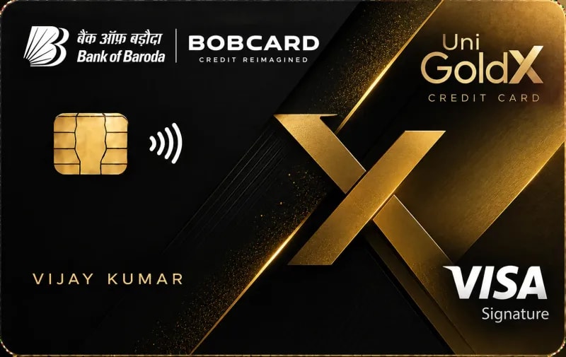 BOBCARD Uni GoldX Credit Card