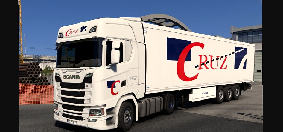 МОД Combo Skin Transportes Cruz v1.0 ДЛЯ EURO TRUCK SIMULATOR 2
