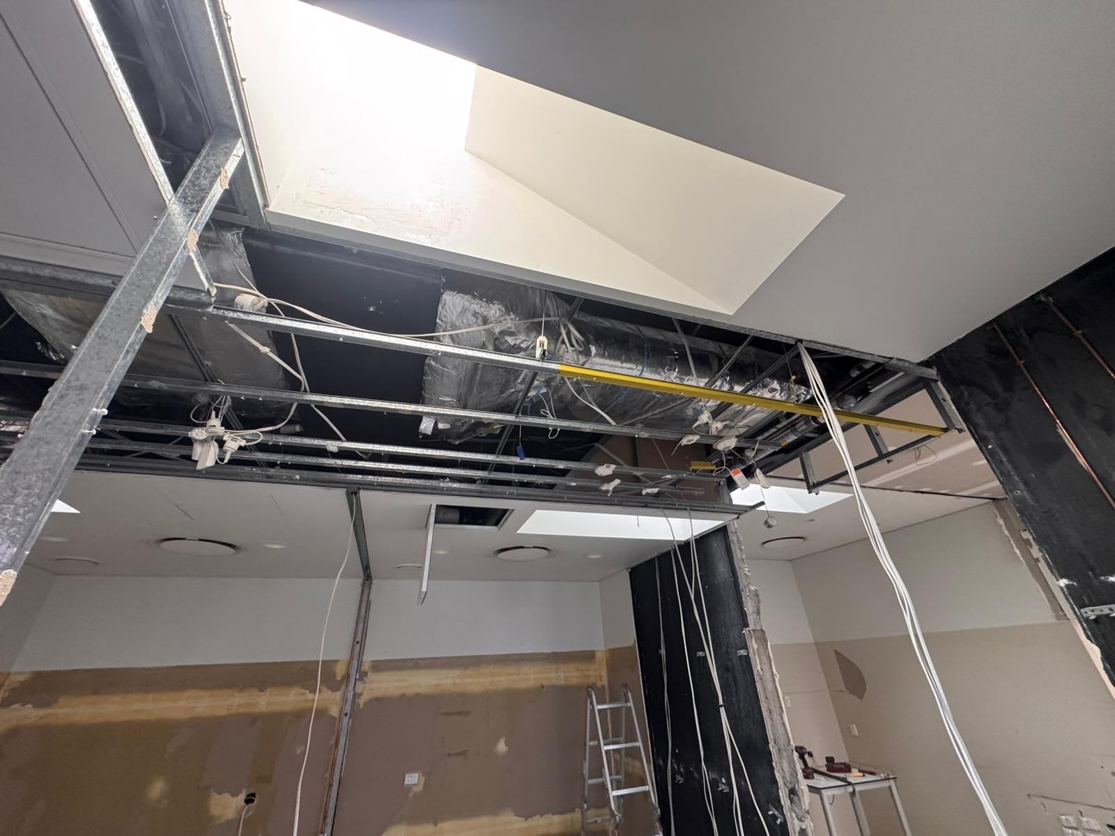 Commercial Ceiling Strip Out Services Exposed