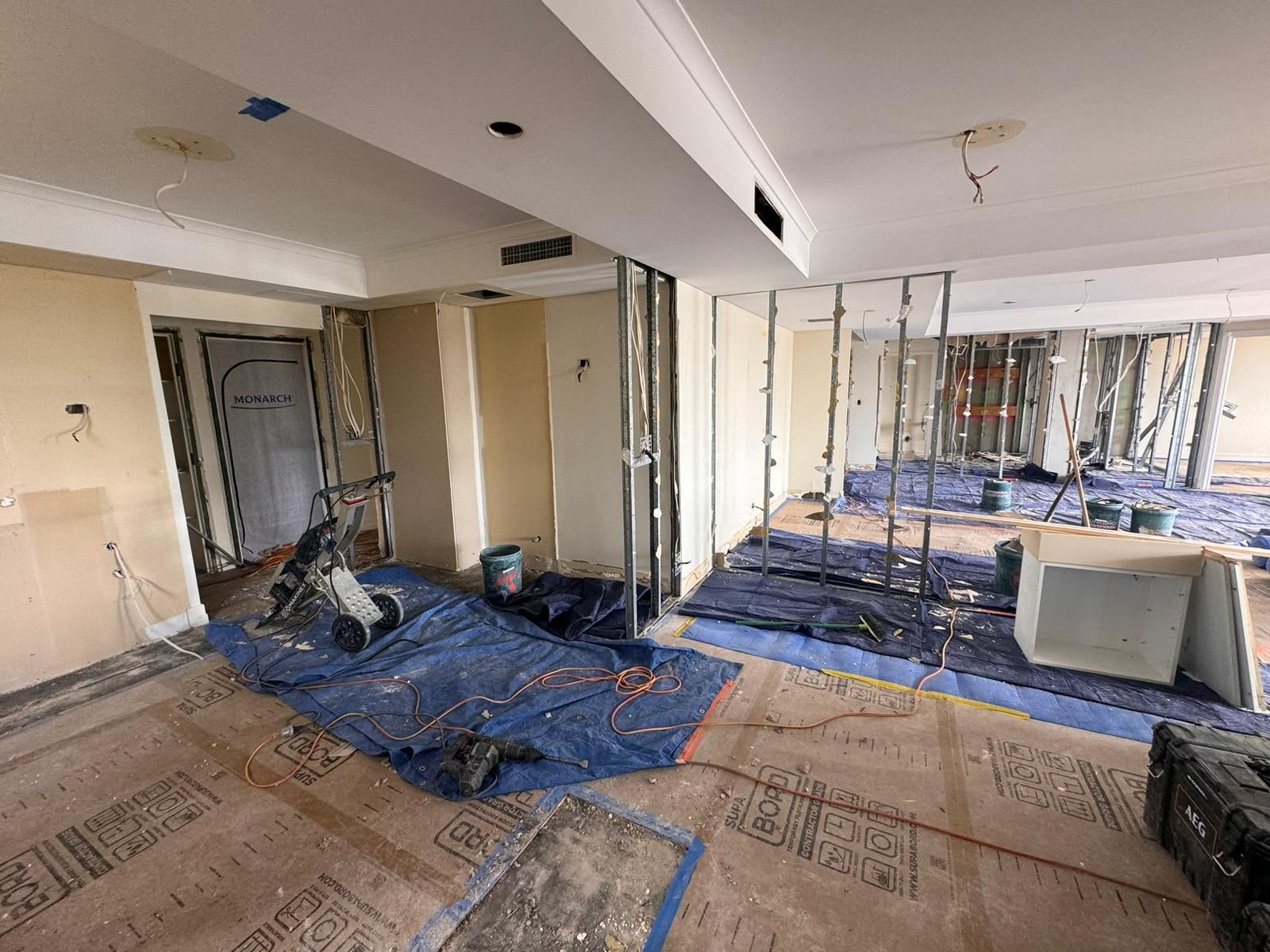 Apartment Strip Out Wide Shot