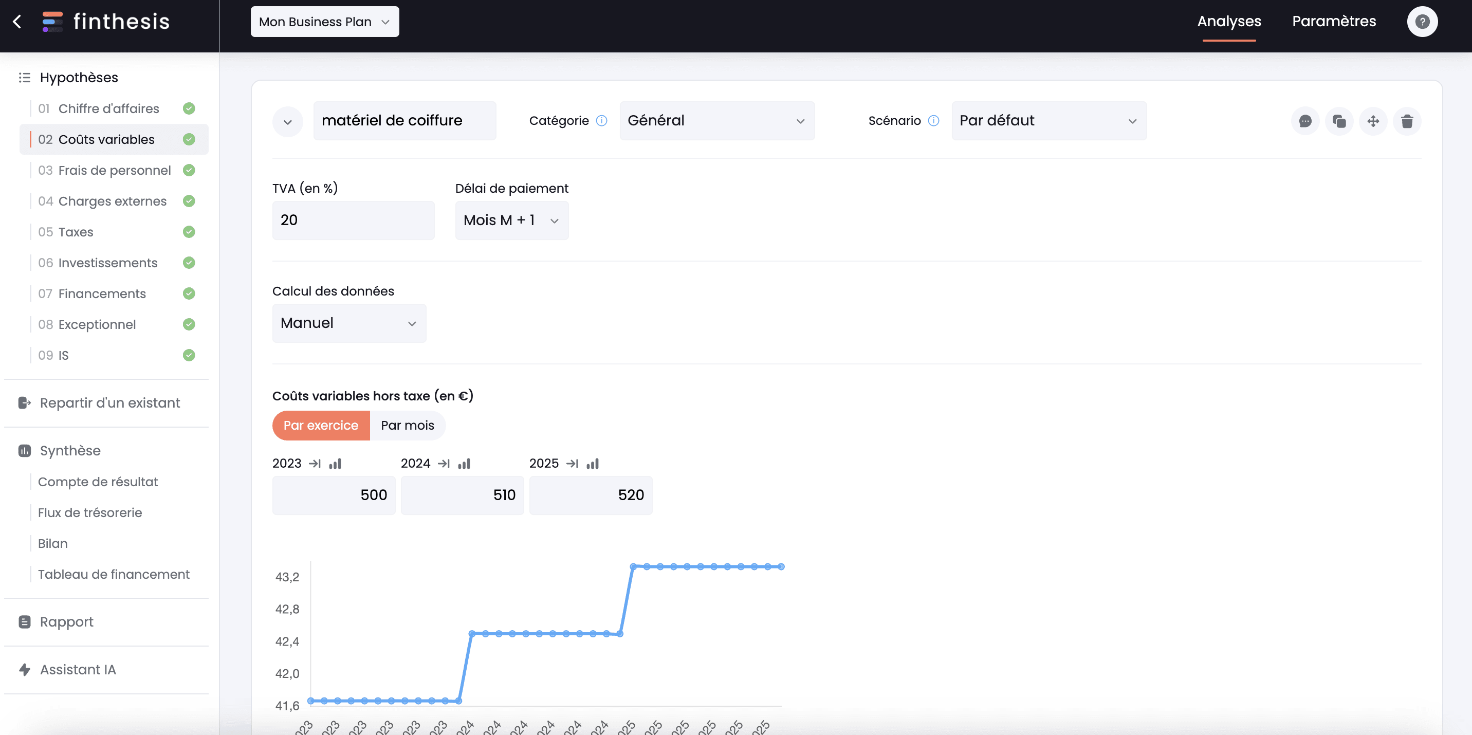 exemple of construction mmode