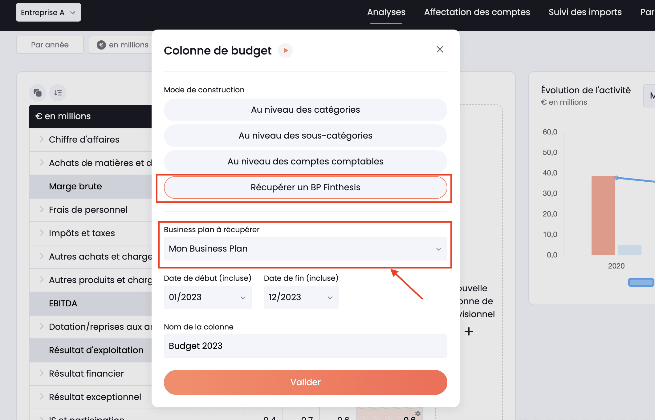 integrate BP inside BI project