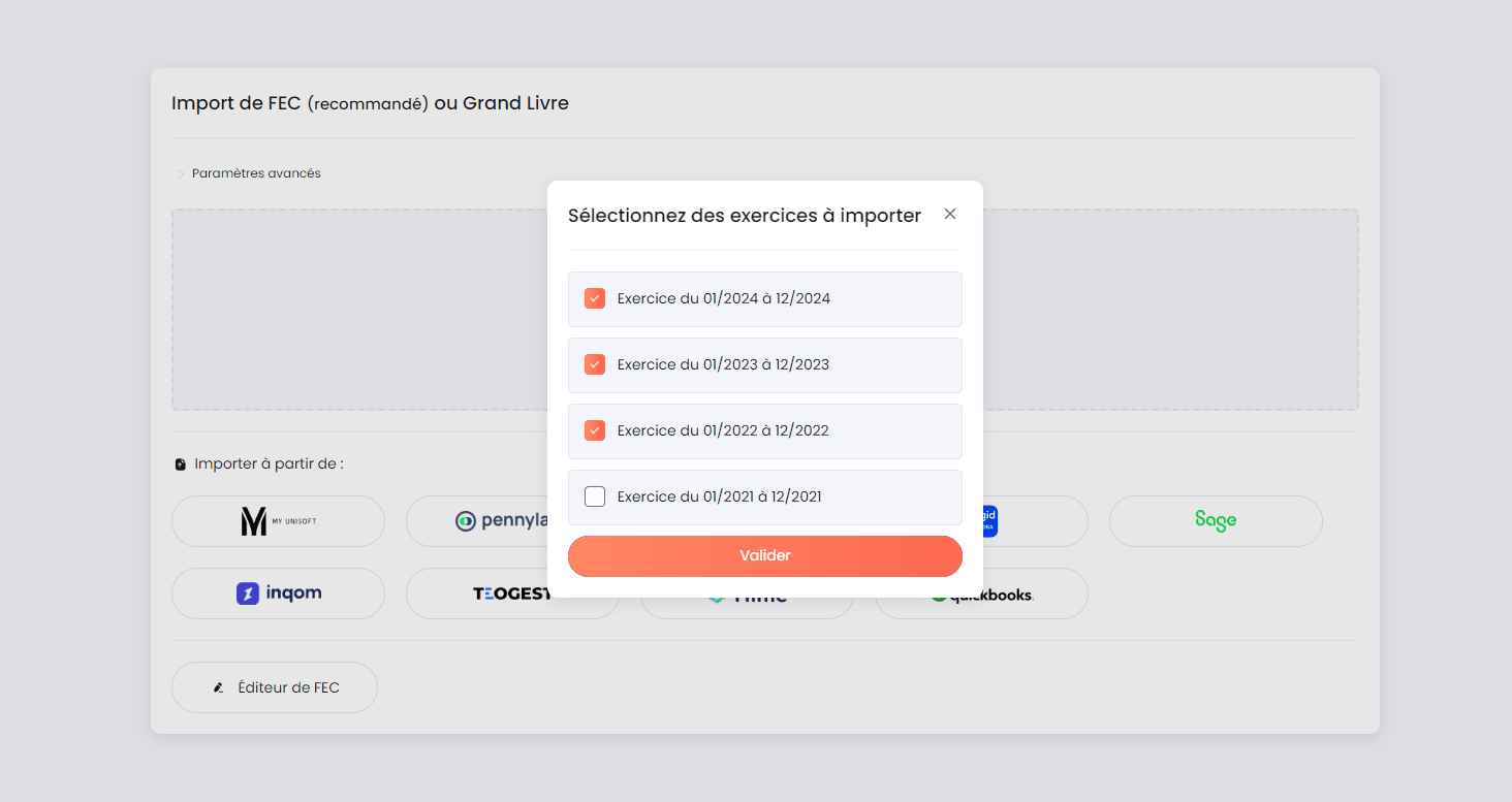 exercices à récupérer