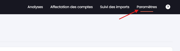 Paramètre du projet