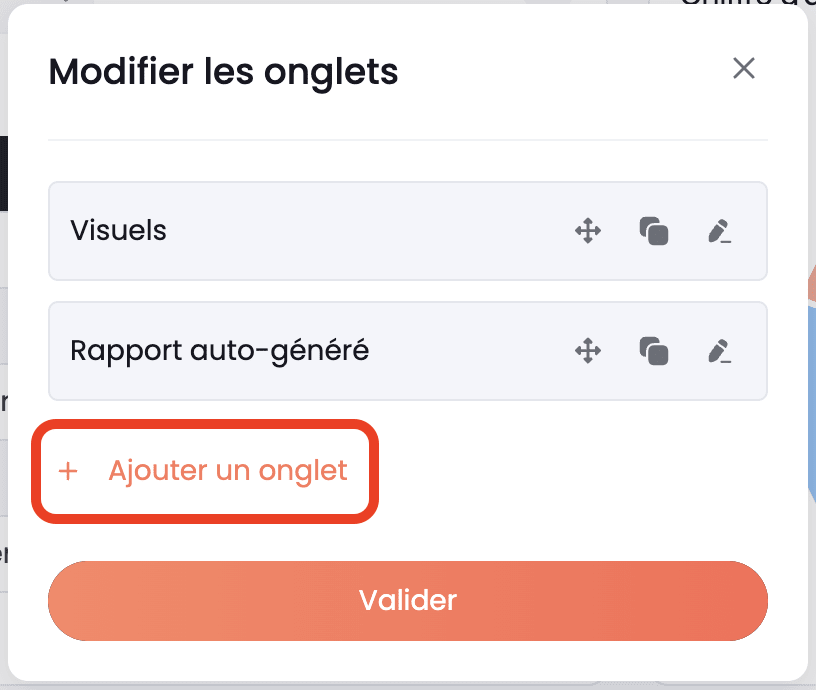 ajouter onglet