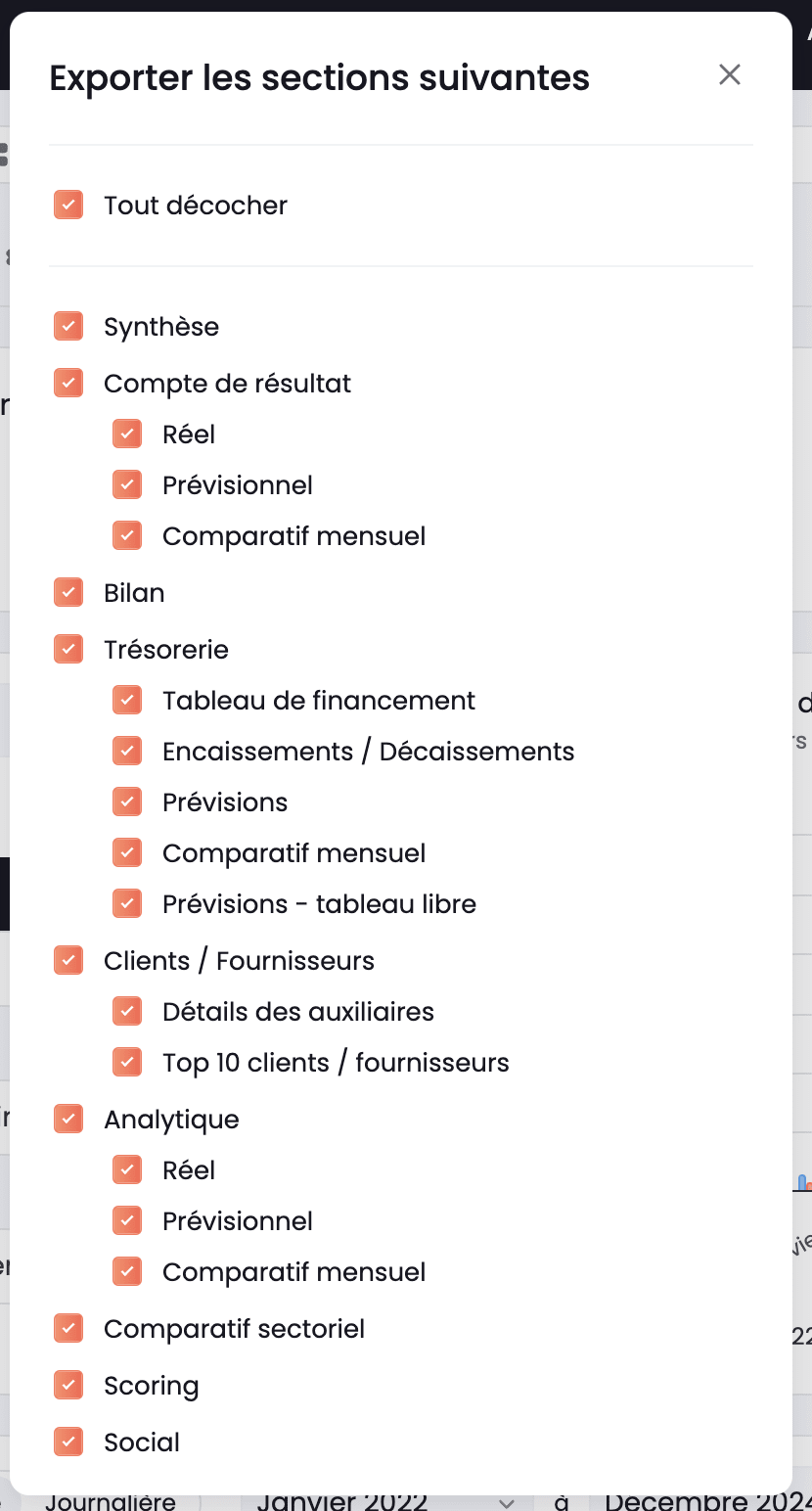 Choix rapports