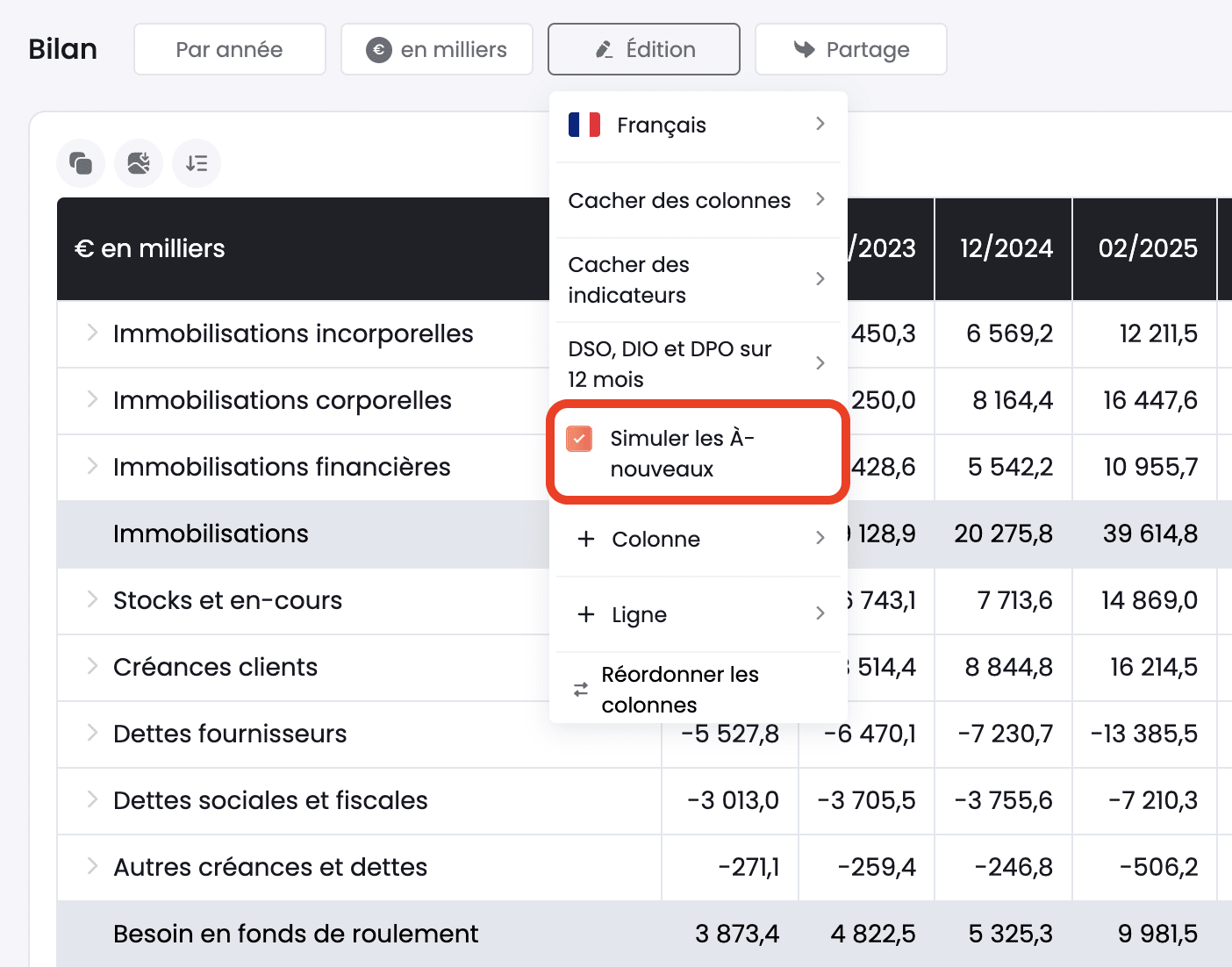 simuler a-nouveaux