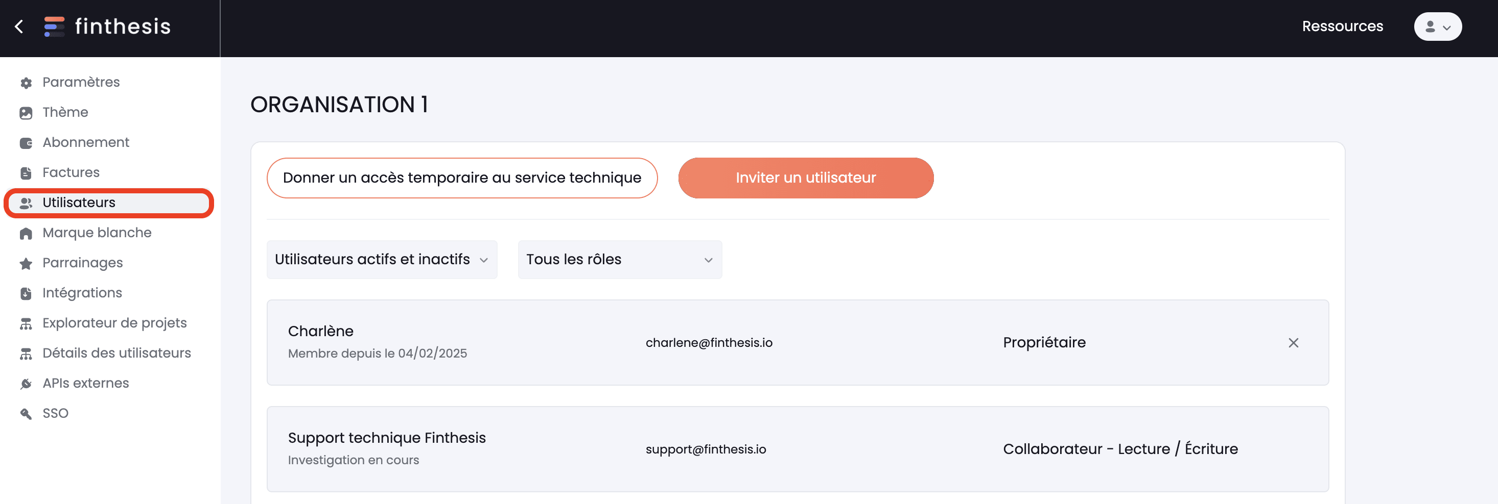 utilisateurs