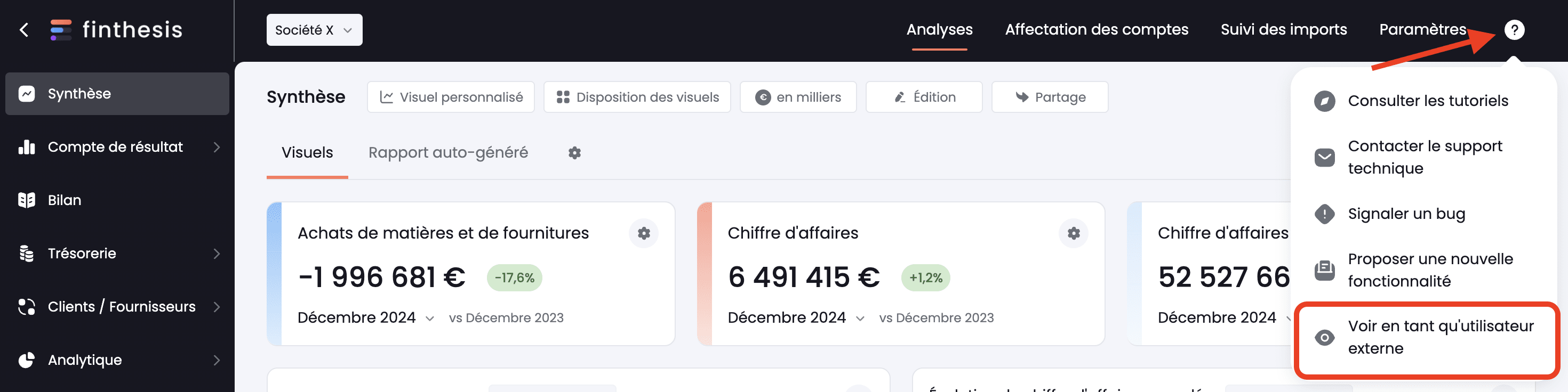 User externe