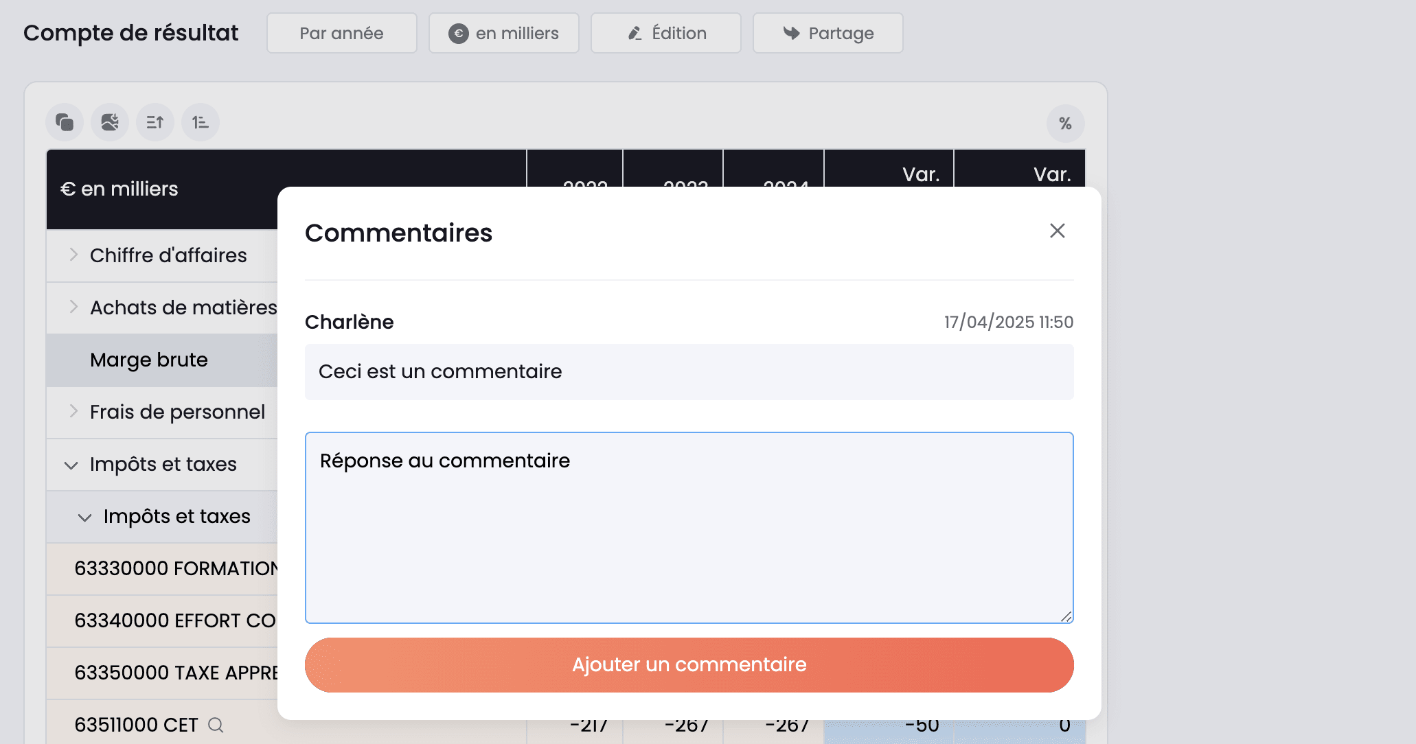 réponse