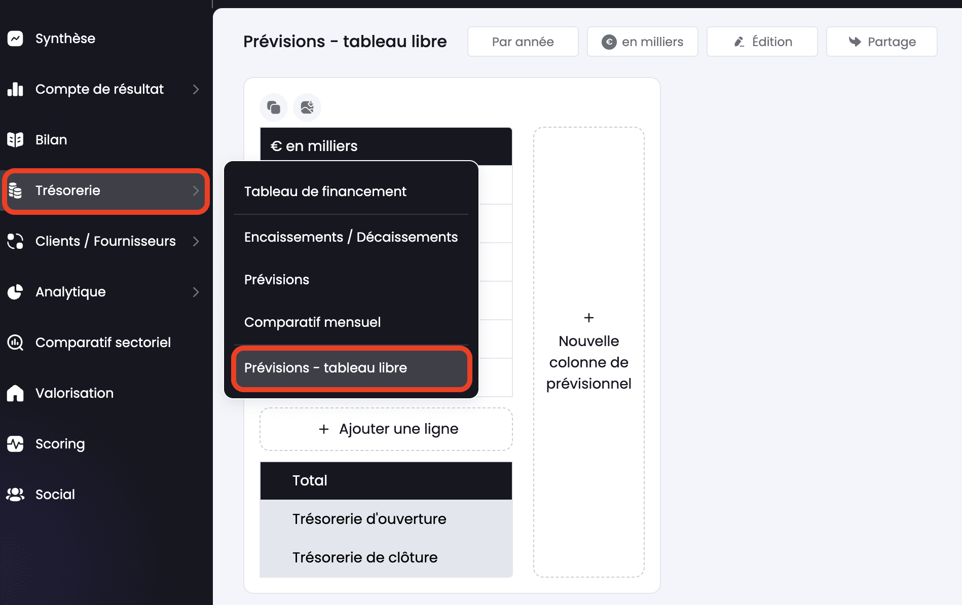 tableau libre