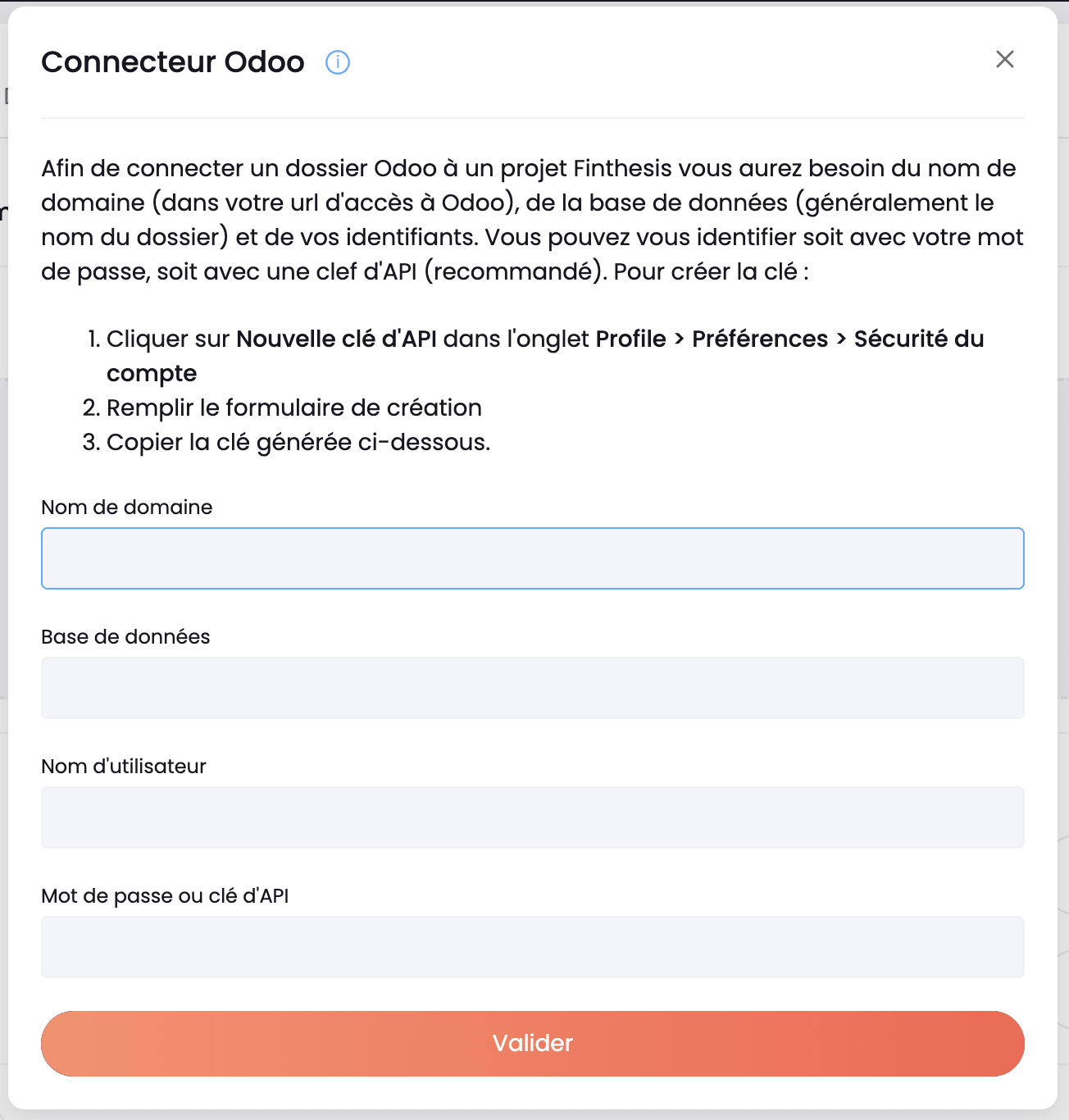 connecteur odoo