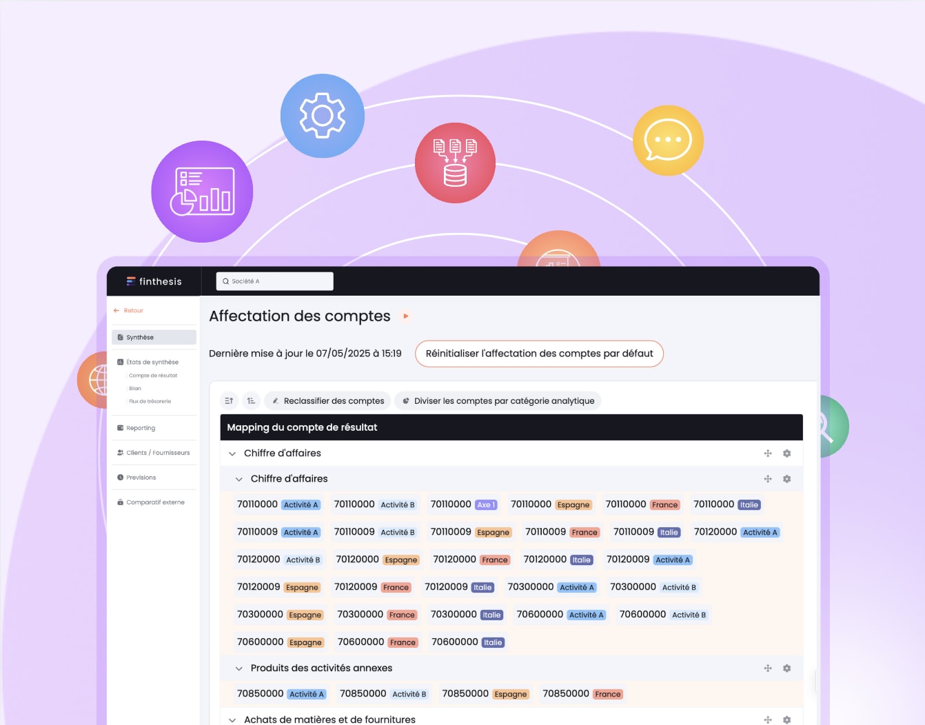 Réaliser un mapping sur la base des catégories analytiques