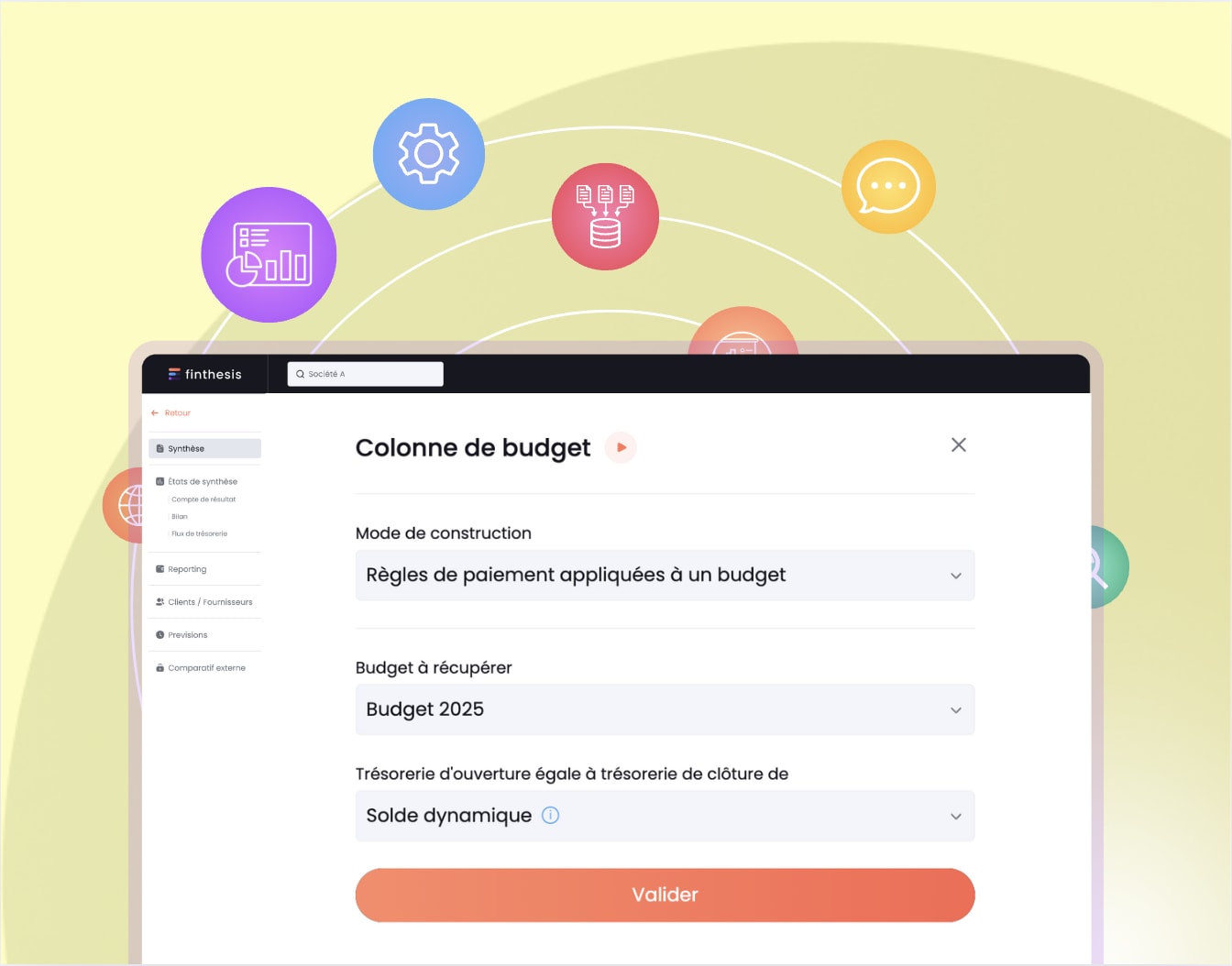 Appliquer des règles de paiement à un budget