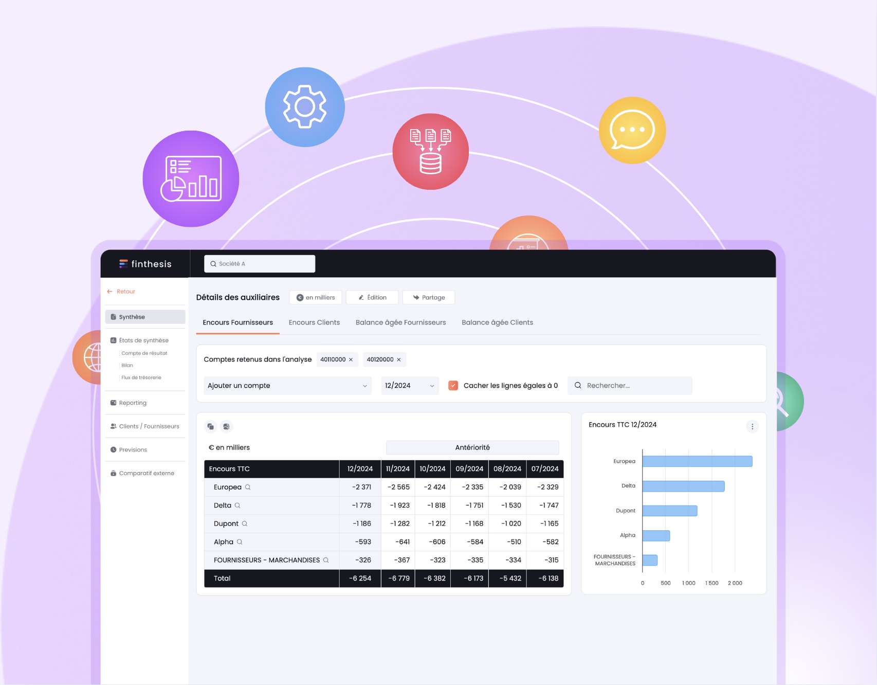Configurer l'onglet Clients / Fournisseurs