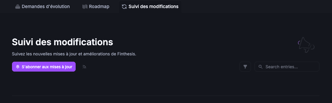 Suivi des modifications